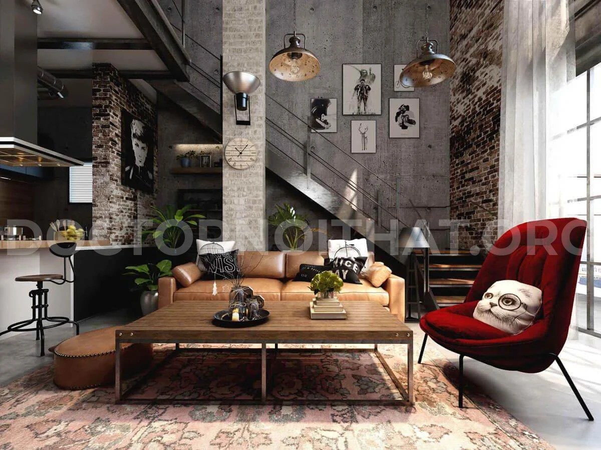 Thiết kế nội thất Retro gây ấn tượng với gam màu độc đáo, tạo điểm nhấn thu hút (Nguồn: sưu tầm)