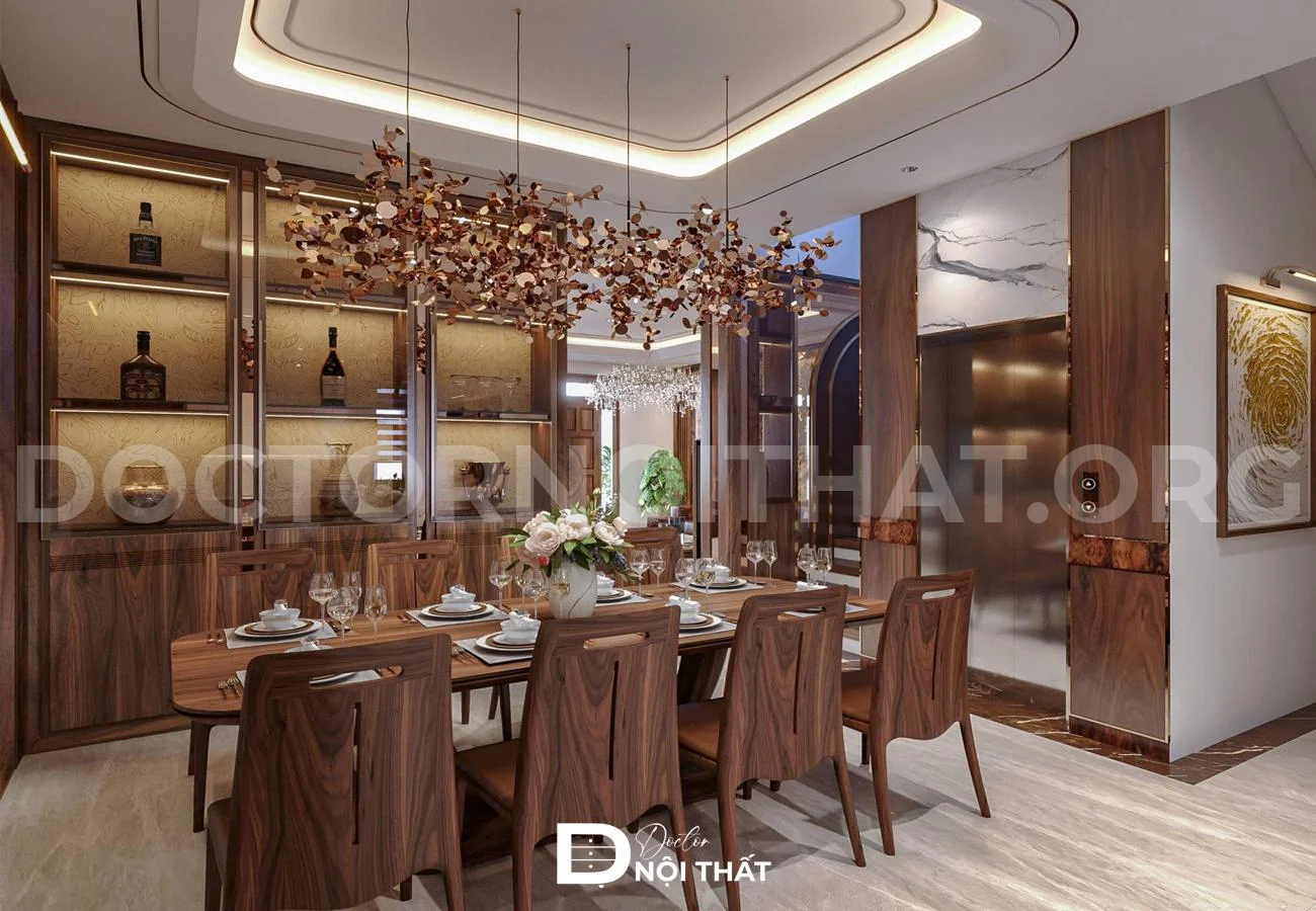 Dự án thi công nội thất biệt thự cao cấp 280m2 tại Tuyên Quang