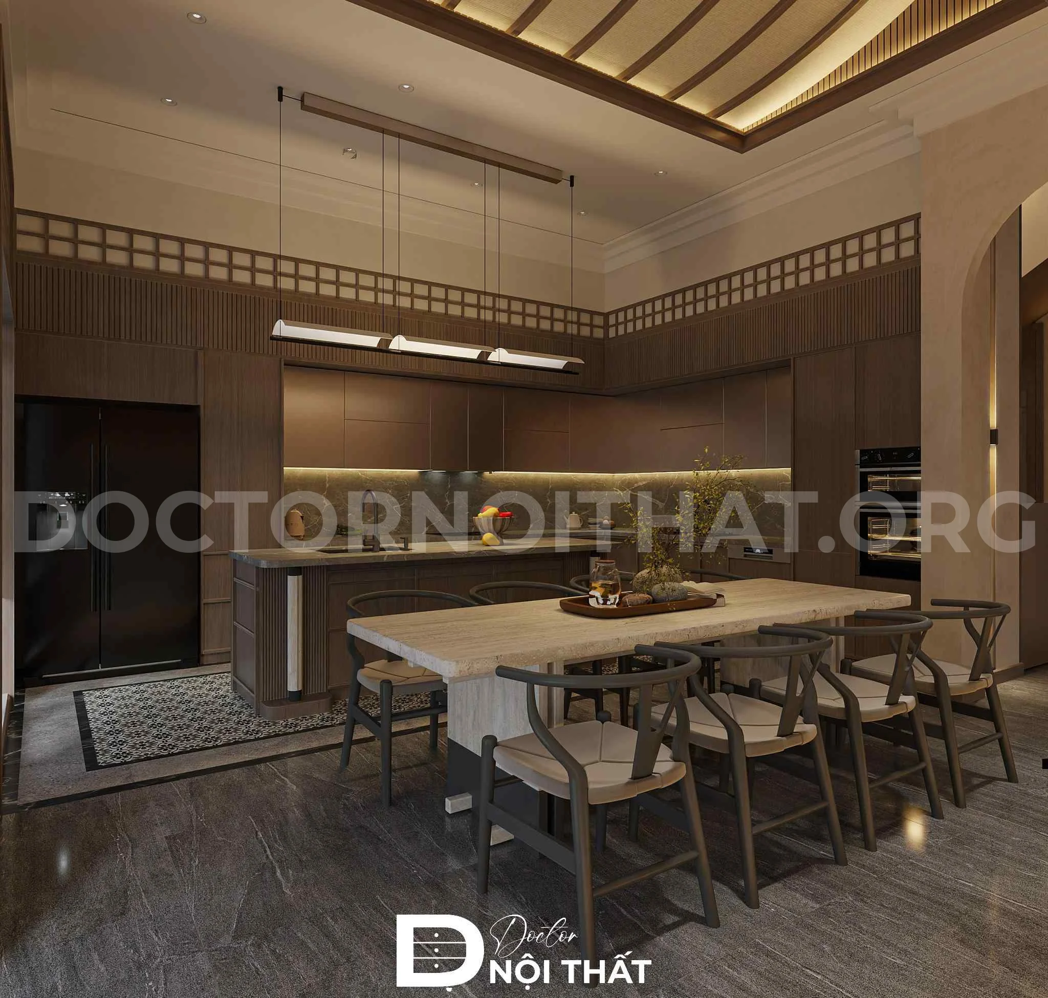 Dự án thiết kế nội thất biệt thự nghỉ dưỡng 350m2 tại Đà Nẵng
