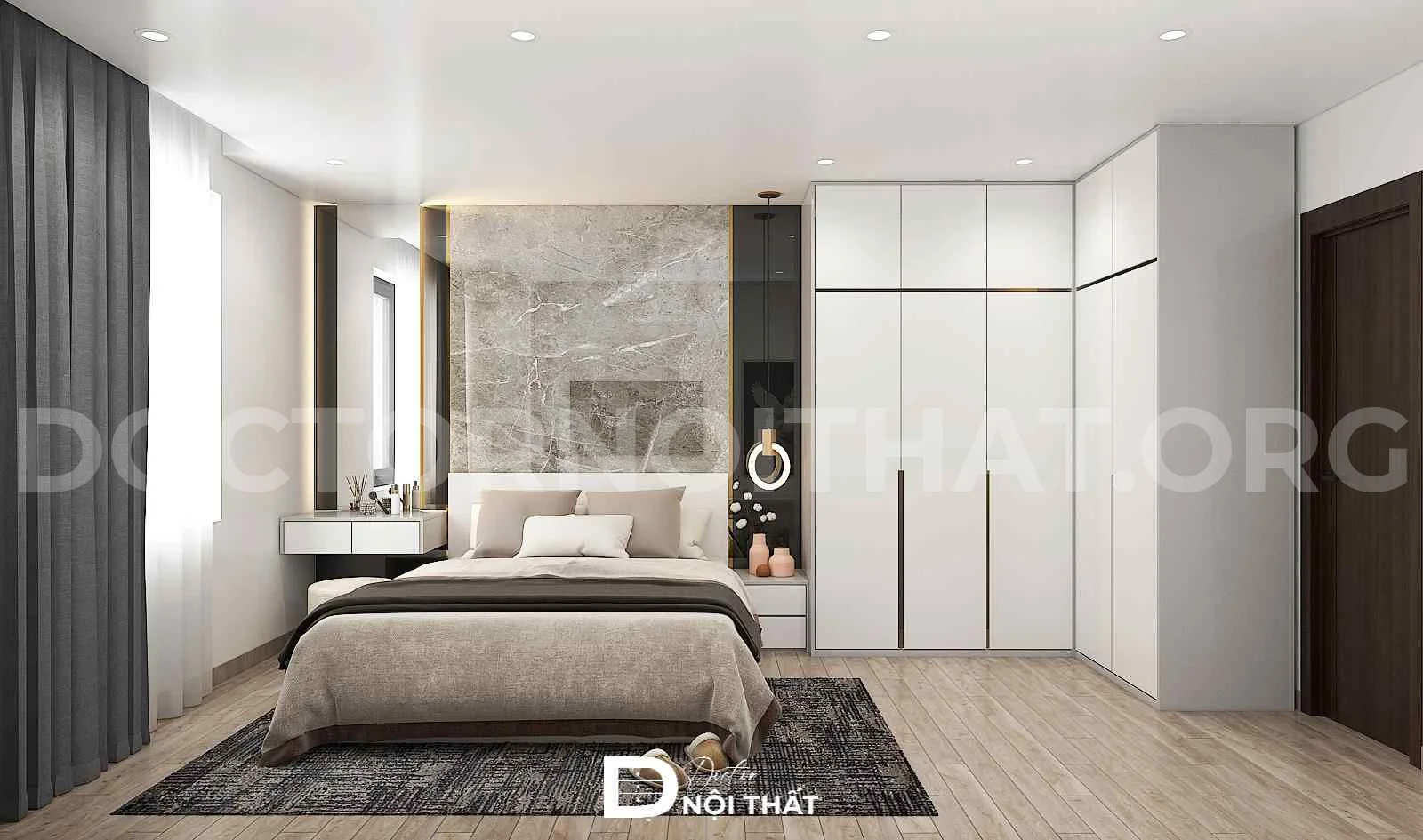 Dự án thiết kế nội thất chung cư 88m2 tại Terra An Hưng