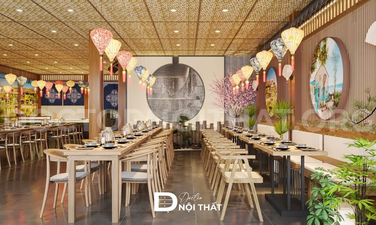 Dự án thi công nội thất nhà hàng Phú Thọ – chị Thảo