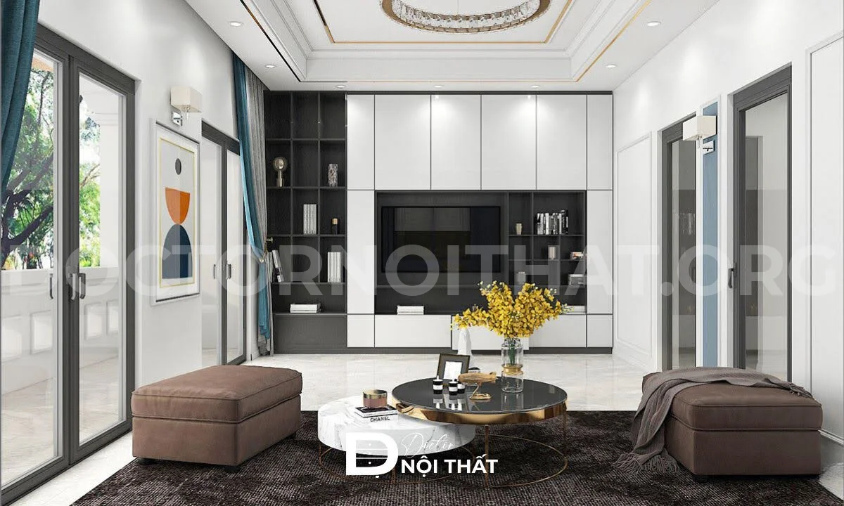 Dự án thi công nội thất nhà phố 3 tầng Quảng Ninh – chị Nhàn