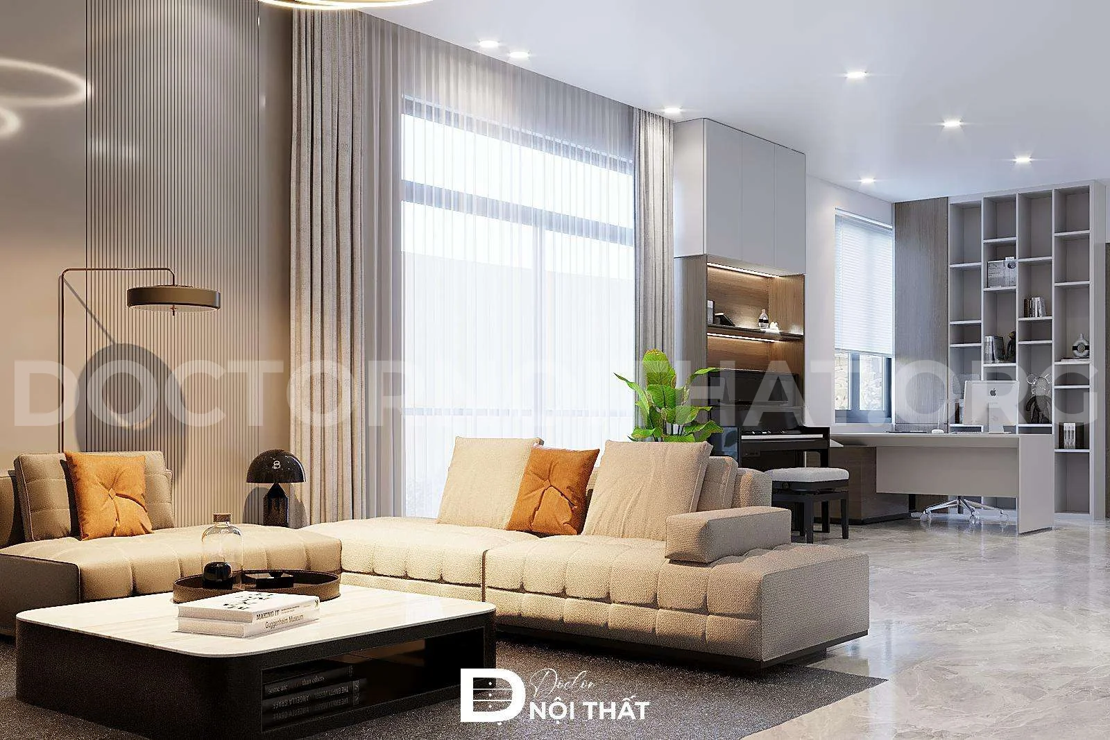 Mẫu thiết kế nội thất phong cách tối giản trong căn hộ chung cư