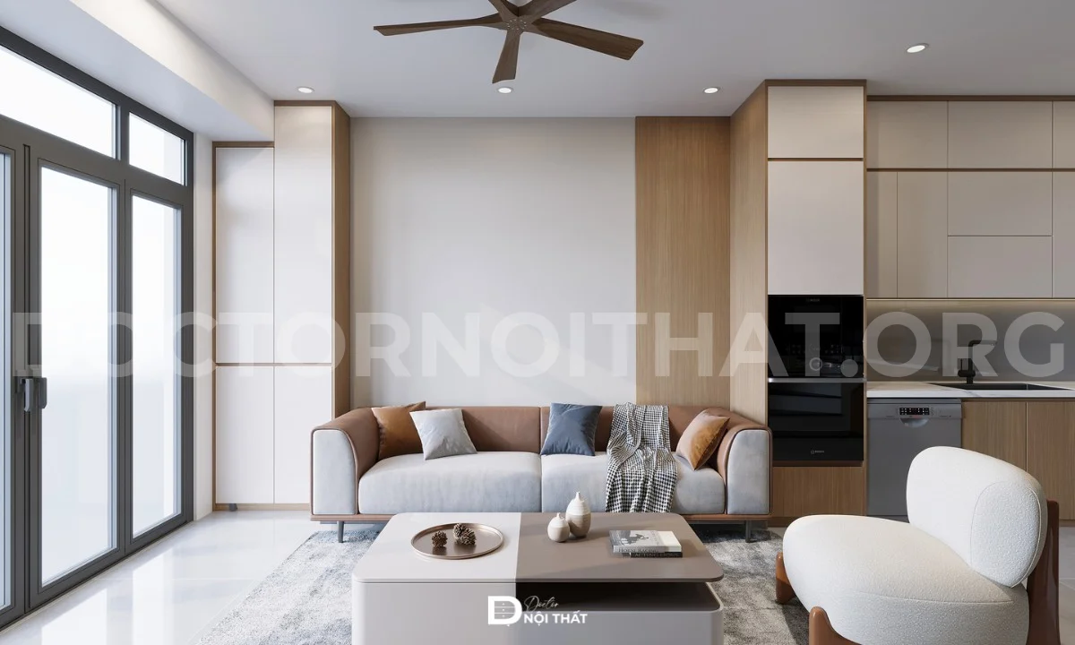 Thiết kế nội thất hiện đại sang trọng thường sử dụng tone màu trung tính
