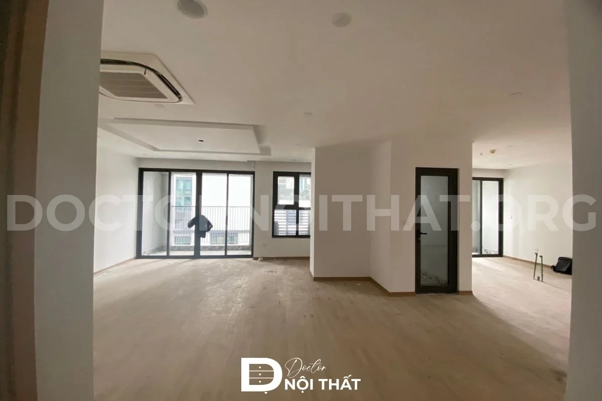 Công trình thi công nội thất chung cư đã xong phần thô