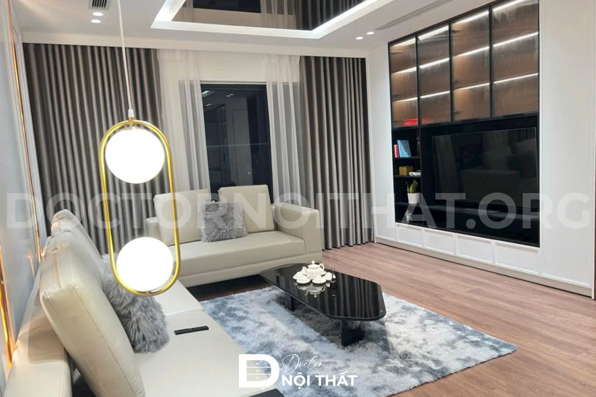 Dự án 1: Thi công nội thất chung cư 143m2 3 phòng ngủ tại Goldmark City - hình 15