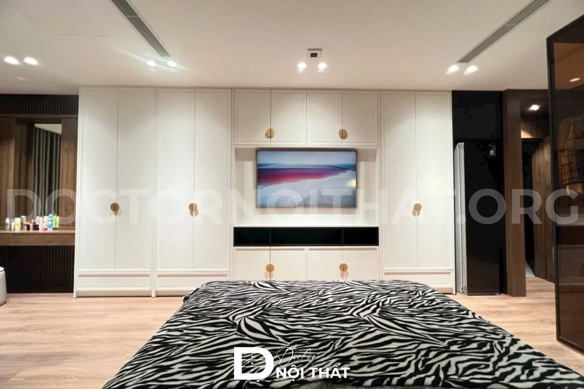 Dự án 1: Thi công nội thất chung cư 143m2 3 phòng ngủ tại Goldmark City - hình 19