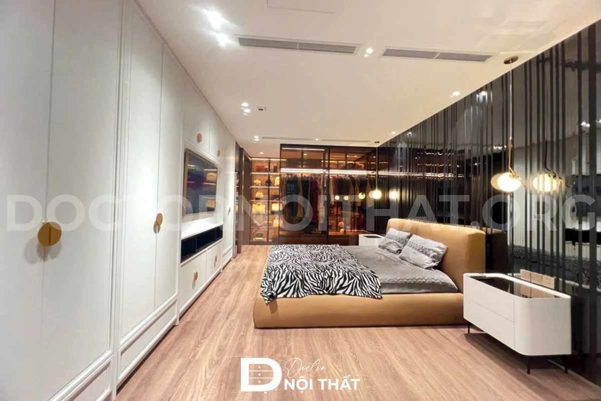 Dự án 1: Thi công nội thất chung cư 143m2 3 phòng ngủ tại Goldmark City - hình 21