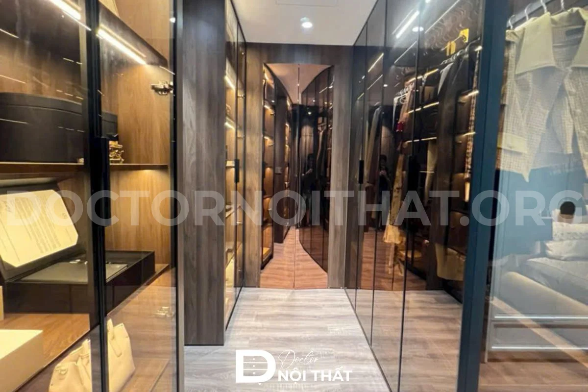Dự án 1: Thi công nội thất chung cư 143m2 3 phòng ngủ tại Goldmark City - hình 22