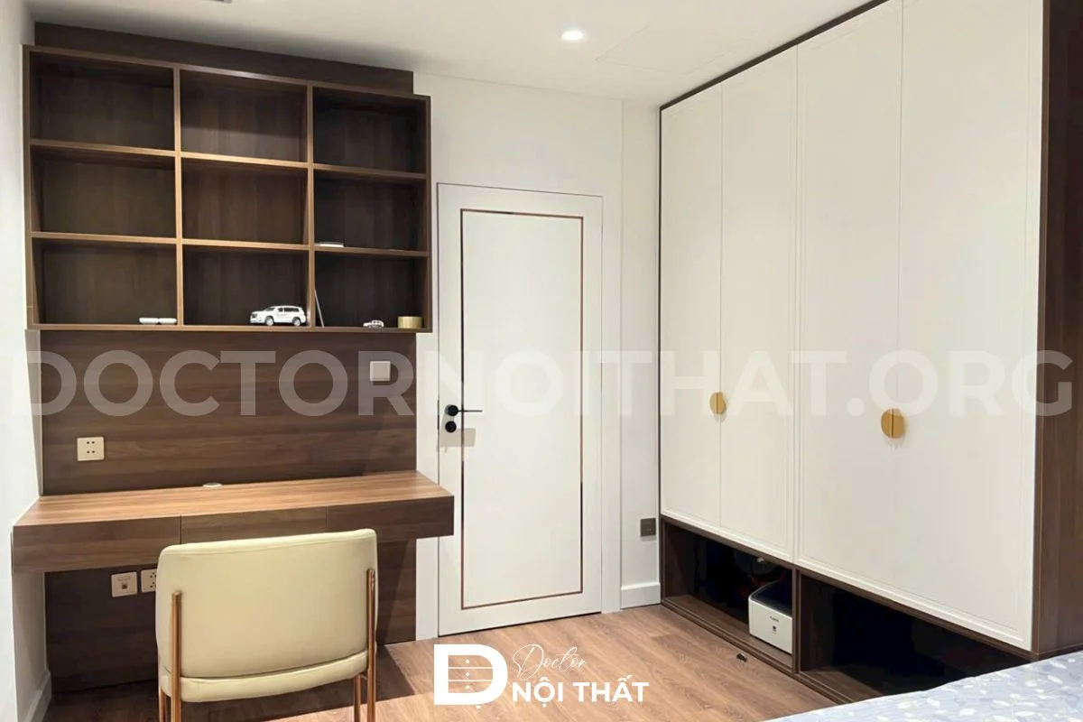 Dự án 1: Thi công nội thất chung cư 143m2 3 phòng ngủ tại Goldmark City - hình 23