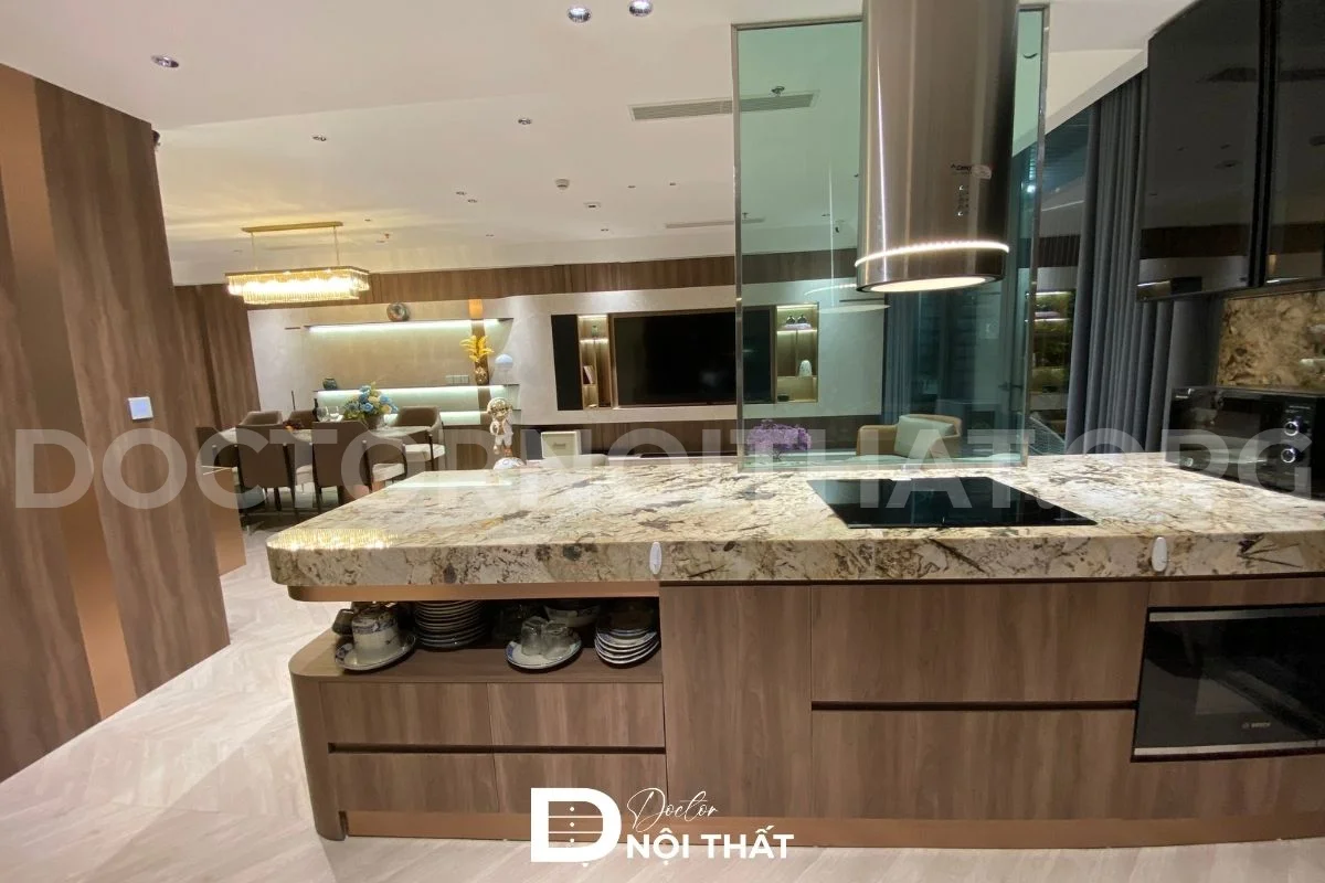 Dự án 2: Thi công nội thất căn hộ 3 phòng ngủ 120m2 tại Chung cư Ngoại Giao Đoàn - hình 29