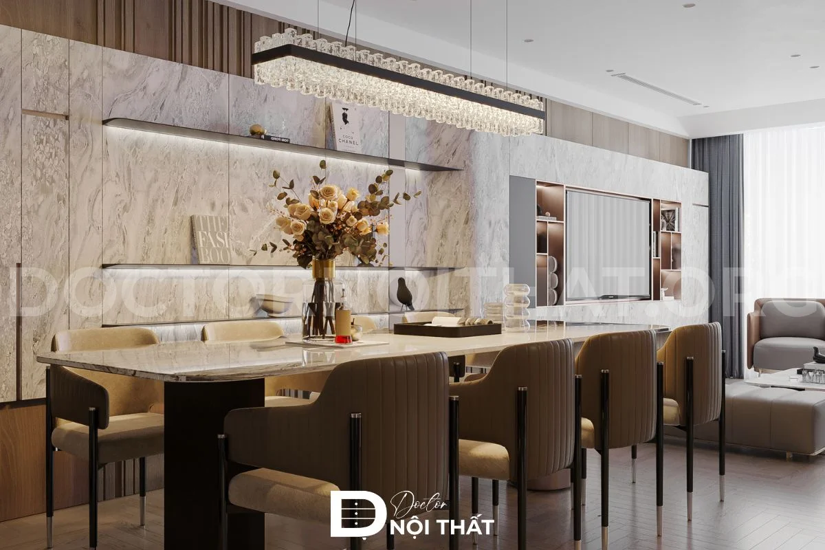 Dự án 2: Thi công nội thất căn hộ 3 phòng ngủ 120m2 tại Chung cư Ngoại Giao Đoàn - hình 30
