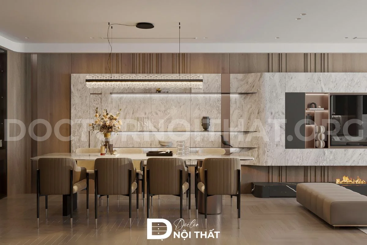 Dự án 2: Thi công nội thất căn hộ 3 phòng ngủ 120m2 tại Chung cư Ngoại Giao Đoàn - hình 34