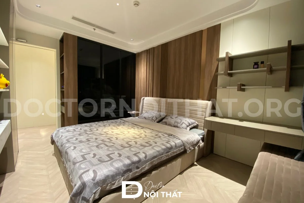 Dự án 2: Thi công nội thất căn hộ 3 phòng ngủ 120m2 tại Chung cư Ngoại Giao Đoàn - hình 41