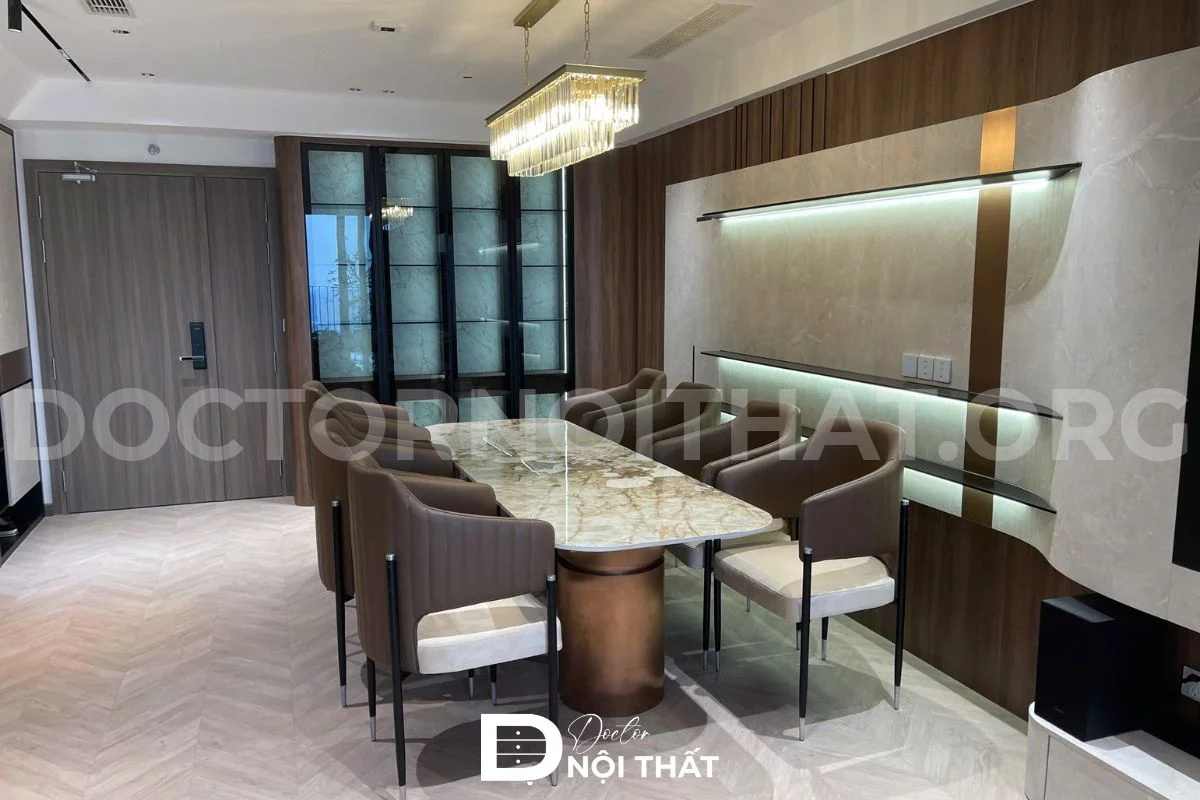 Dự án 2: Thi công nội thất căn hộ 3 phòng ngủ 120m2 tại Chung cư Ngoại Giao Đoàn - hình 42