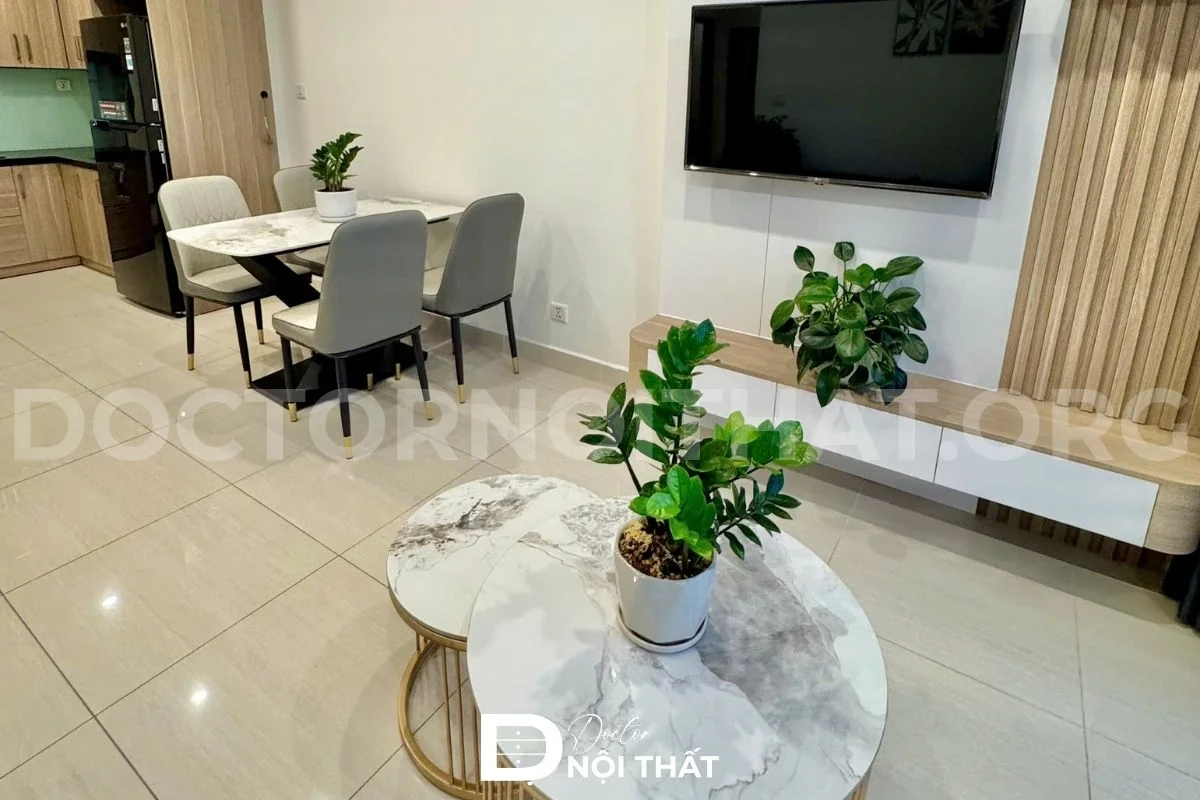 Dự án 3: Thi công nội thất chung cư 2 phòng ngủ 55m2 tại Vinhomes Smart City - hình 53