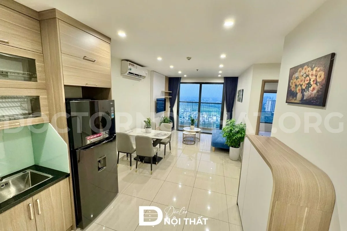 Dự án 3: Thi công nội thất chung cư 2 phòng ngủ 55m2 tại Vinhomes Smart City - hình 55