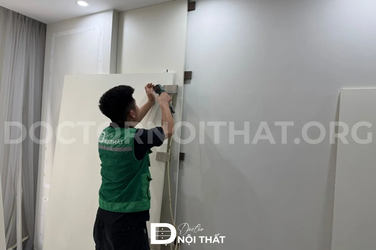 Dự án 3: Thi công nội thất chung cư 2 phòng ngủ 55m2 tại Vinhomes Smart City - hình 62