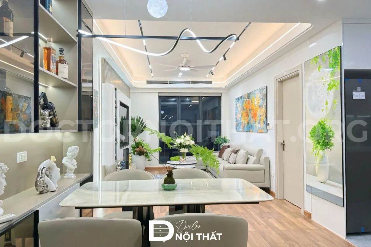 Dự án 4: Thi công nội thất căn hộ 2 phòng ngủ tại Goldmark City - hình 66