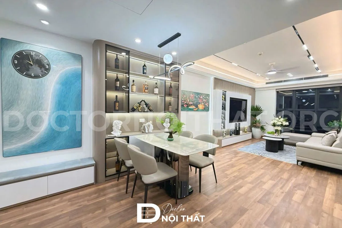 Dự án 4: Thi công nội thất căn hộ 2 phòng ngủ tại Goldmark City - hình 67