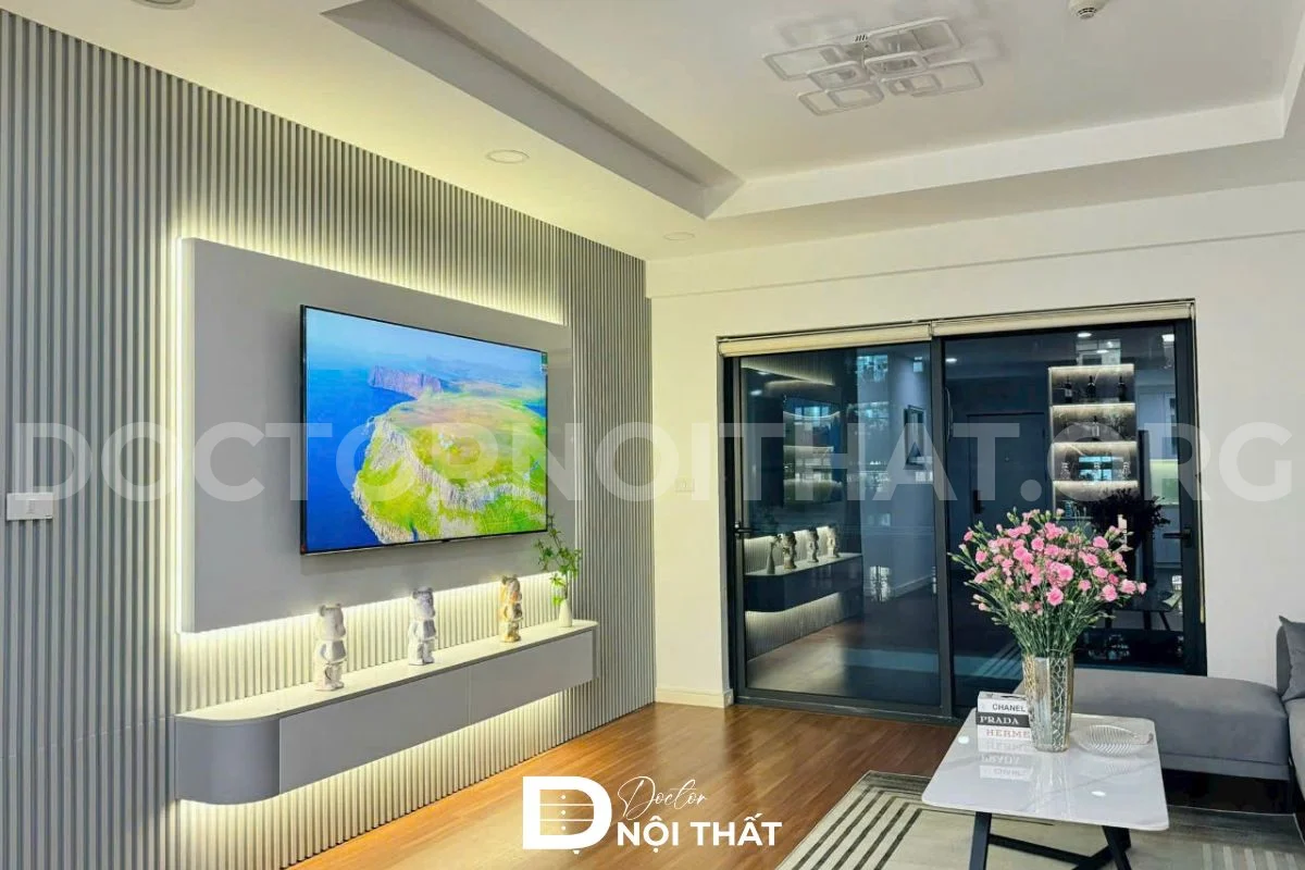 Dự án 4: Thi công nội thất căn hộ 2 phòng ngủ tại Goldmark City - hình 69