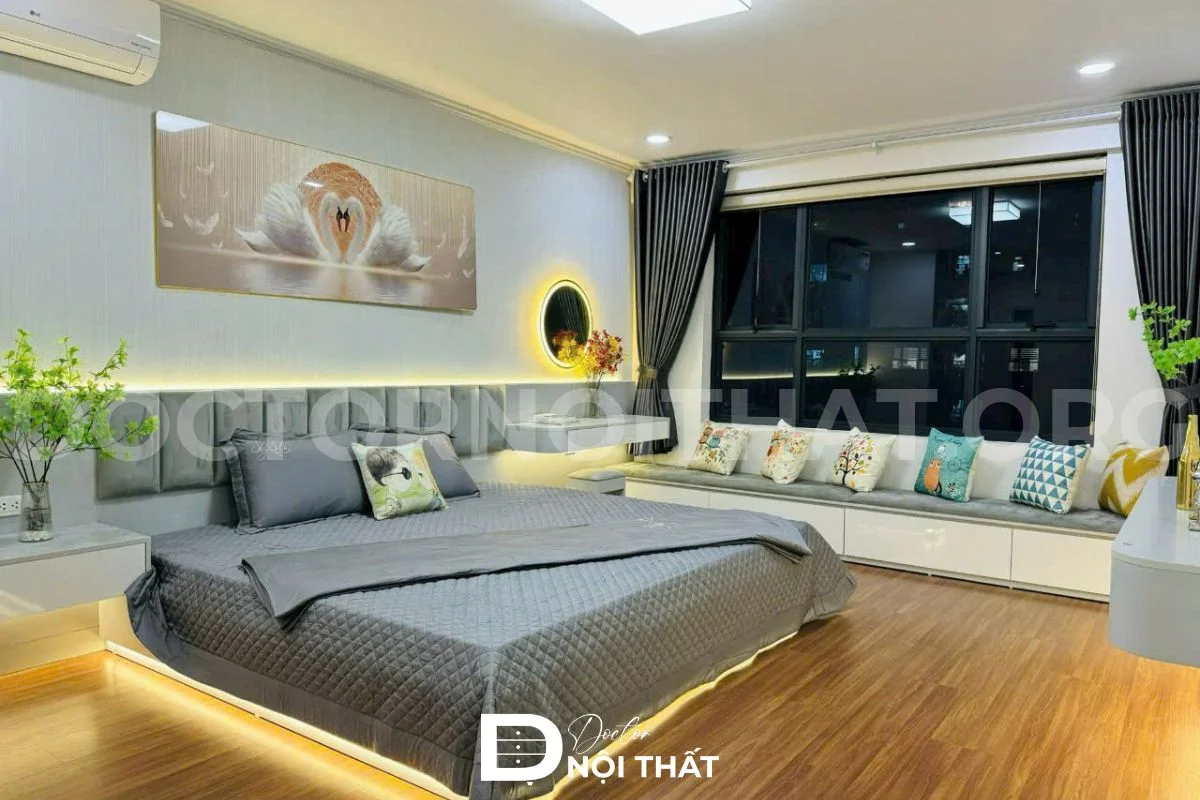 Dự án 4: Thi công nội thất căn hộ 2 phòng ngủ tại Goldmark City - hình 75
