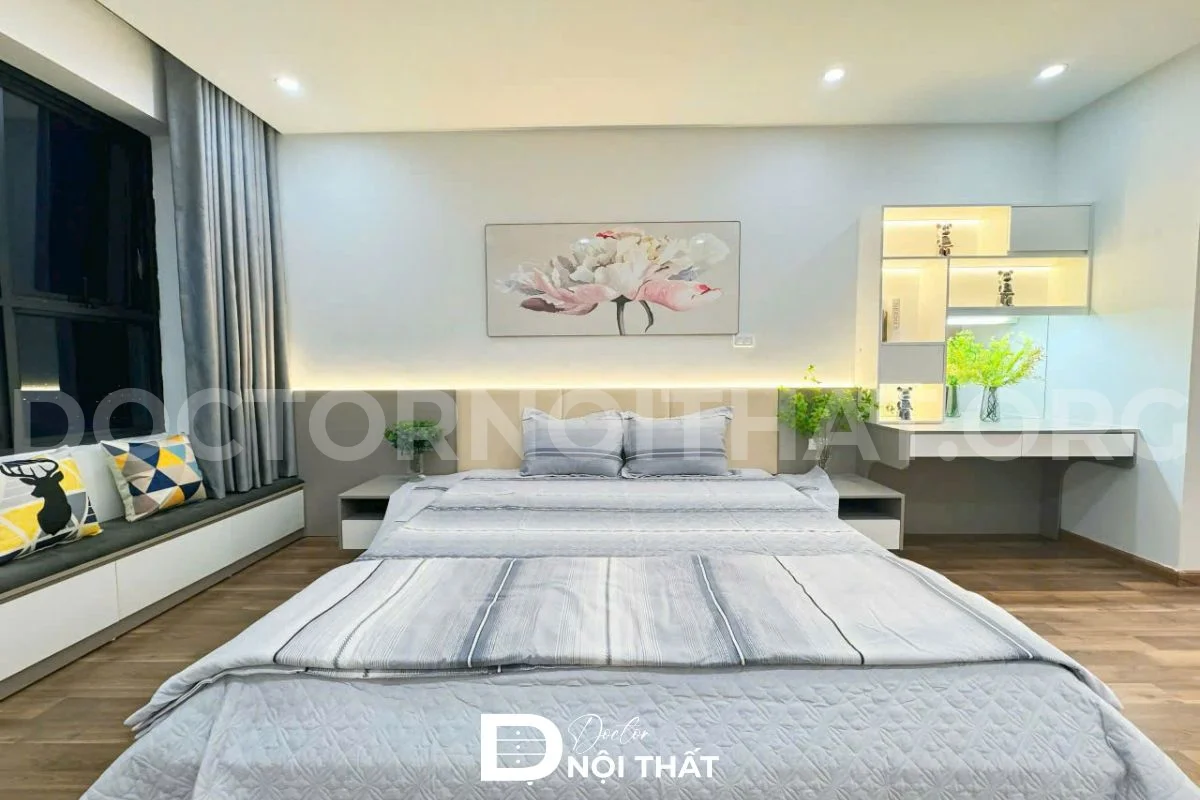 Dự án 5: Thi công nội thất chung cư 75m2 2 phòng ngủ tại Goldmark City - hình 83