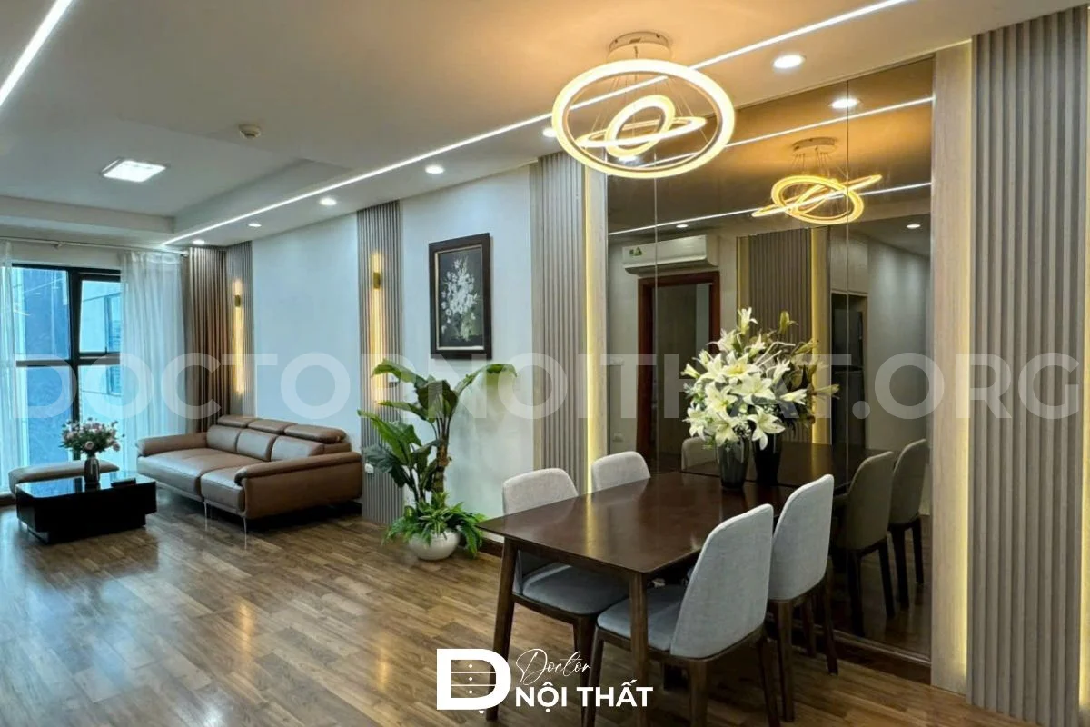 Thi công nội thất căn hộ chung cư Goldmark sử dụng nội thất nhập khẩu