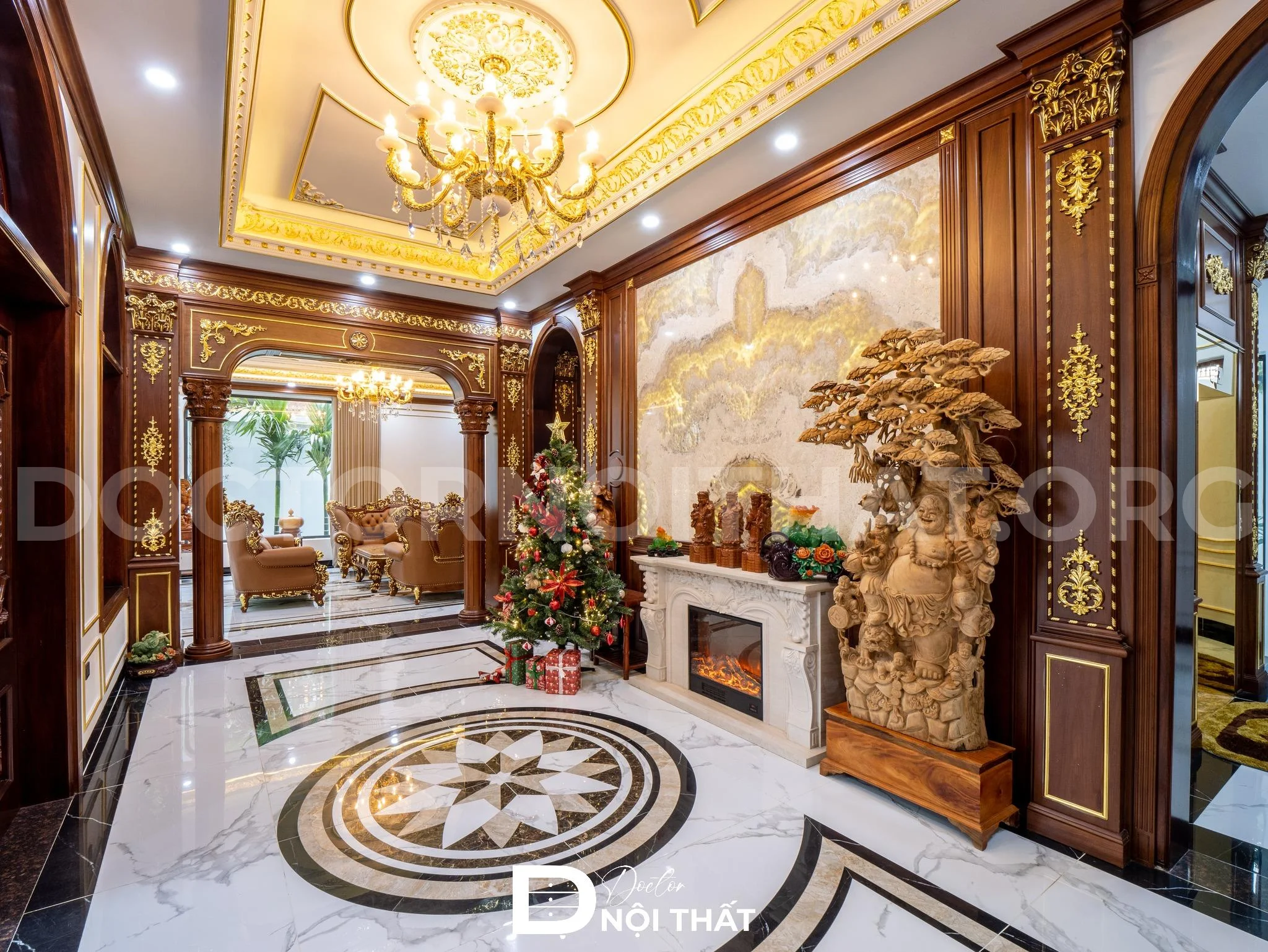 Dự án thi công nội thất theo phong cách tân cổ điển sang trọng