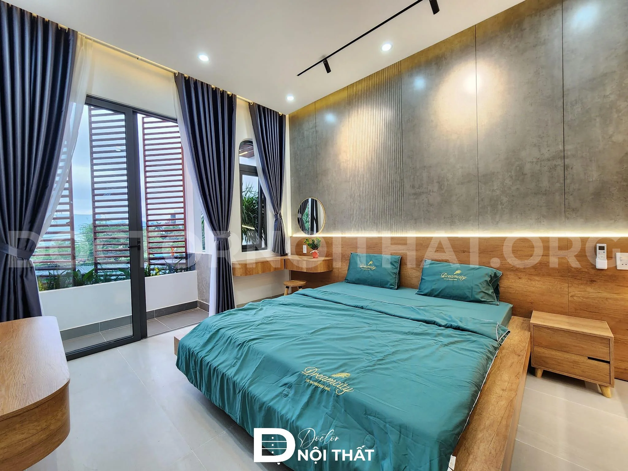 Thi công nội thất cho phòng ngủ phụ nhà phố
