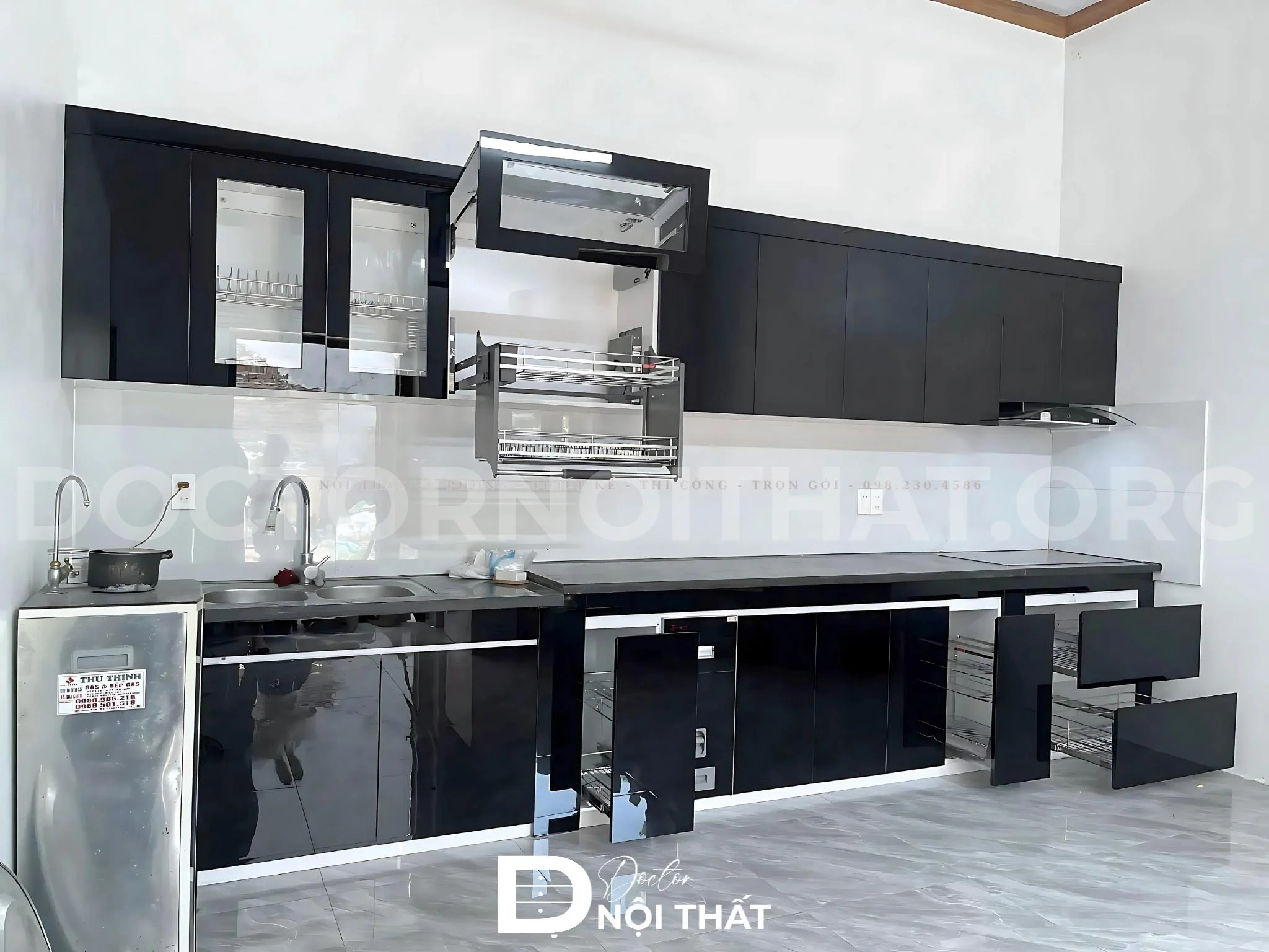 Đảm bảo phong thủy khi thi công nội thất bếp