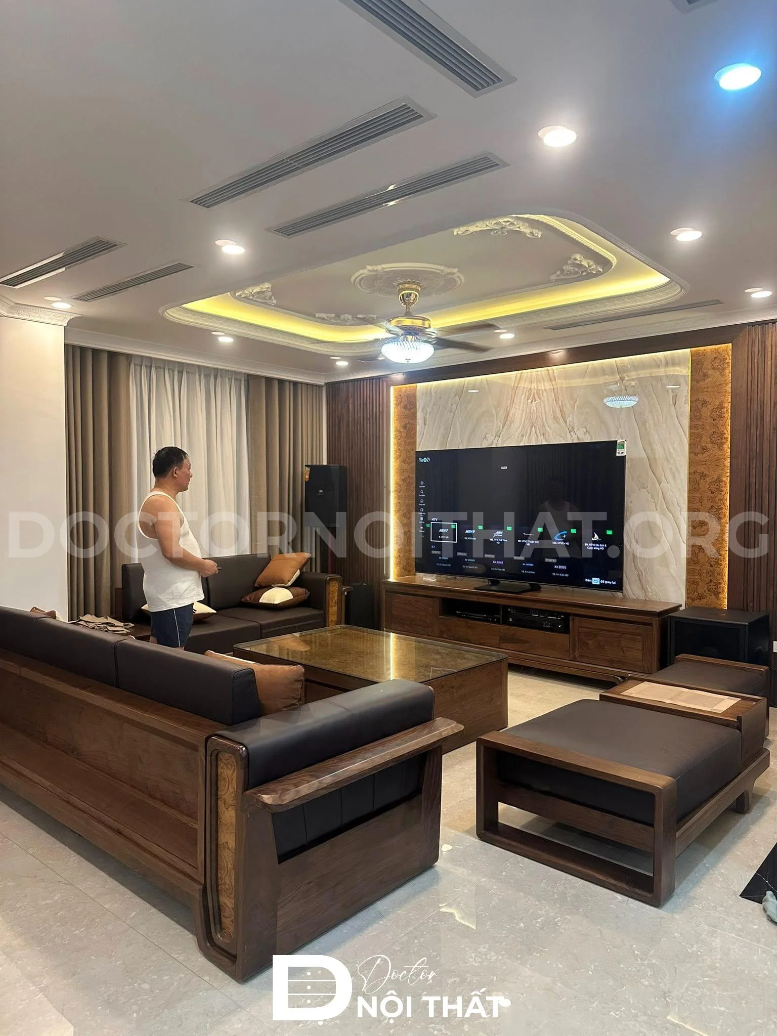 Bảo hành nội thất phòng khách dài hạn sau khi thi công hoàn thiện