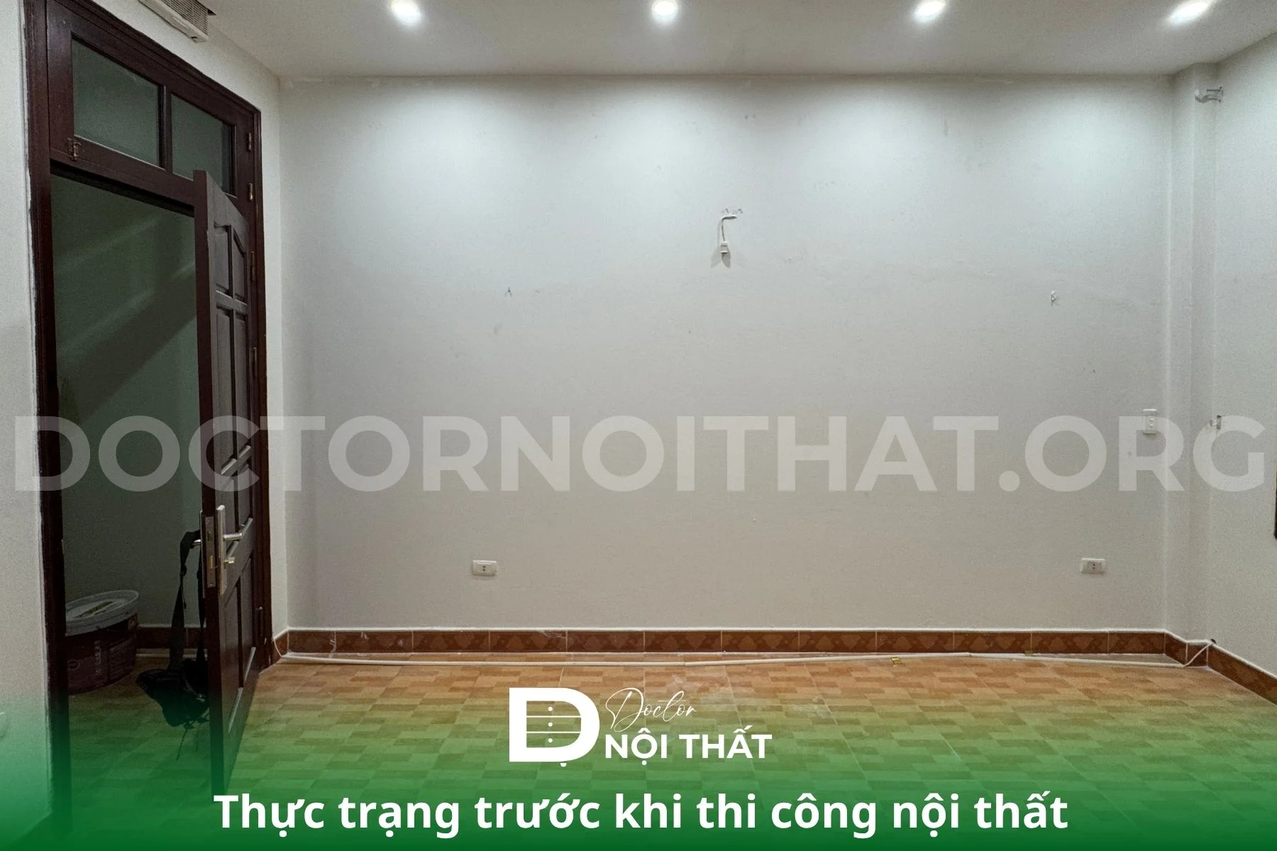 Dự án trước khi thi công lắp đặt nội thất