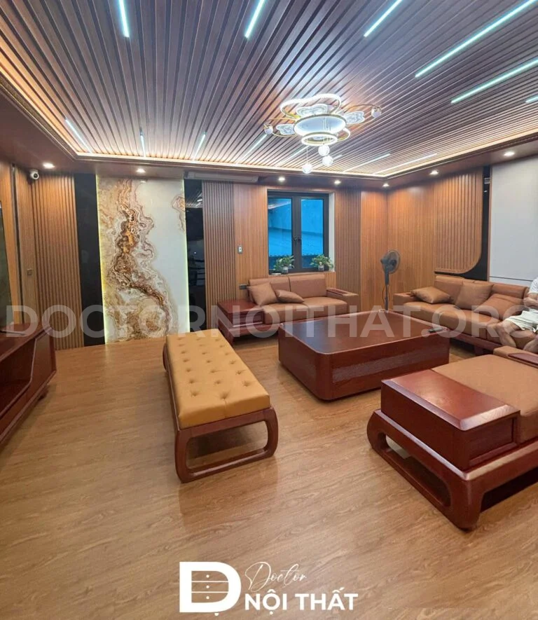 Dự án thi công nội thất biệt thự thông tầng 140m2 tại Bắc Ninh