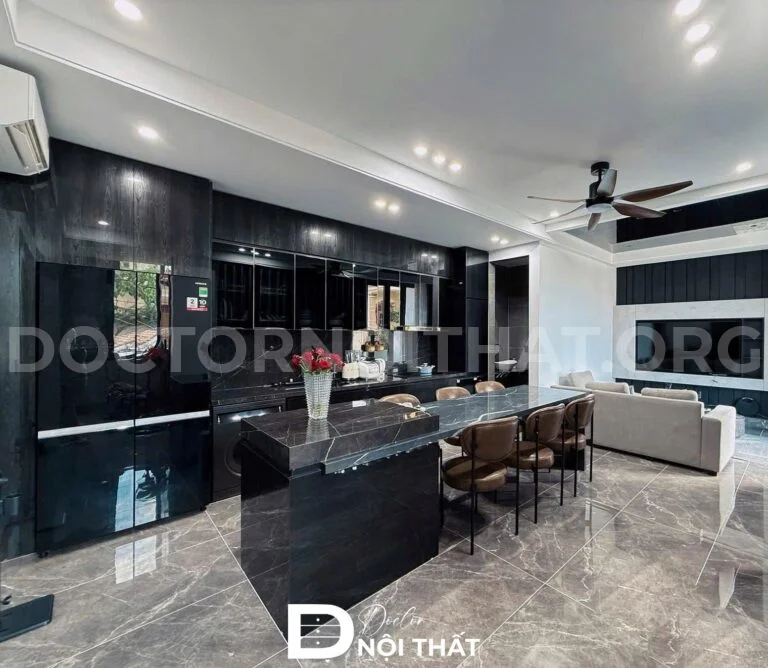 Dự án thi công nội thất nhà phố hiện đại 75m2 tại Hoàng Mai - Hà Nội
