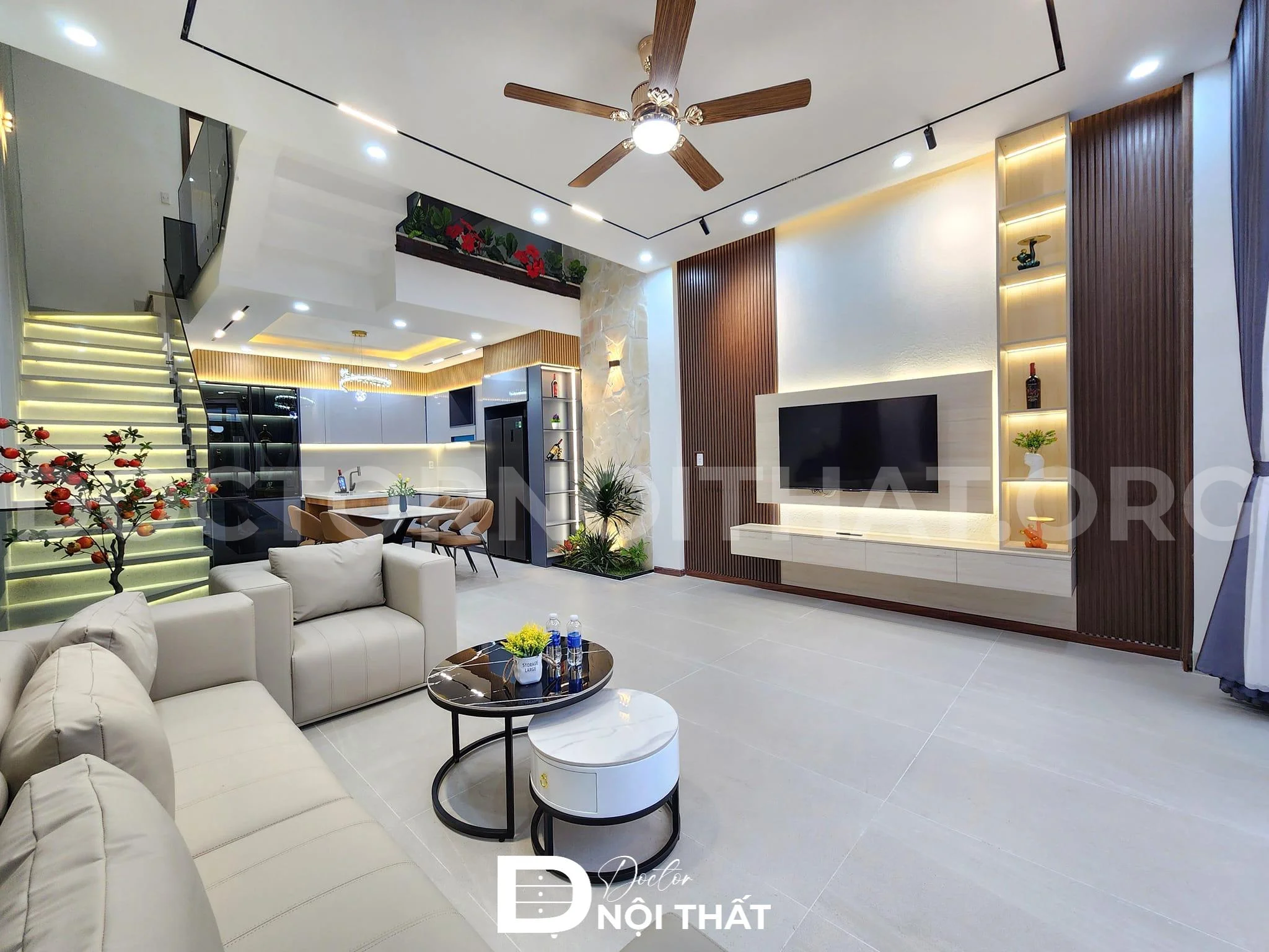Nội thất được làm từ chất liệu cao cấp được thi công tỉ mỉ