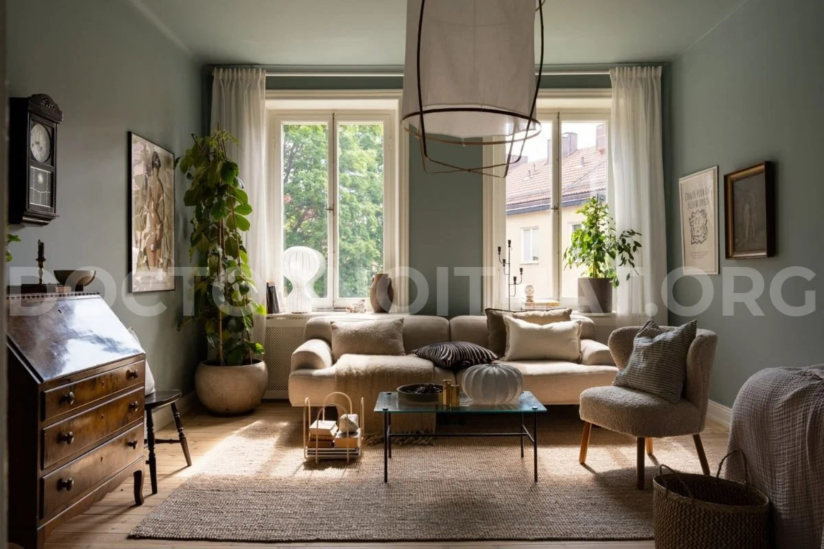 Mẫu thiết kế nội thất căn hộ studio 30m2 đậm chất nghệ thuật, nhẹ nhàng và lãng mạn (Nguồn: Tham khảo)