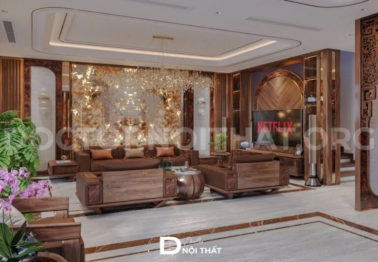 Dự án thi công nội thất biệt thự cao cấp 280m2 tại Tuyên Quang