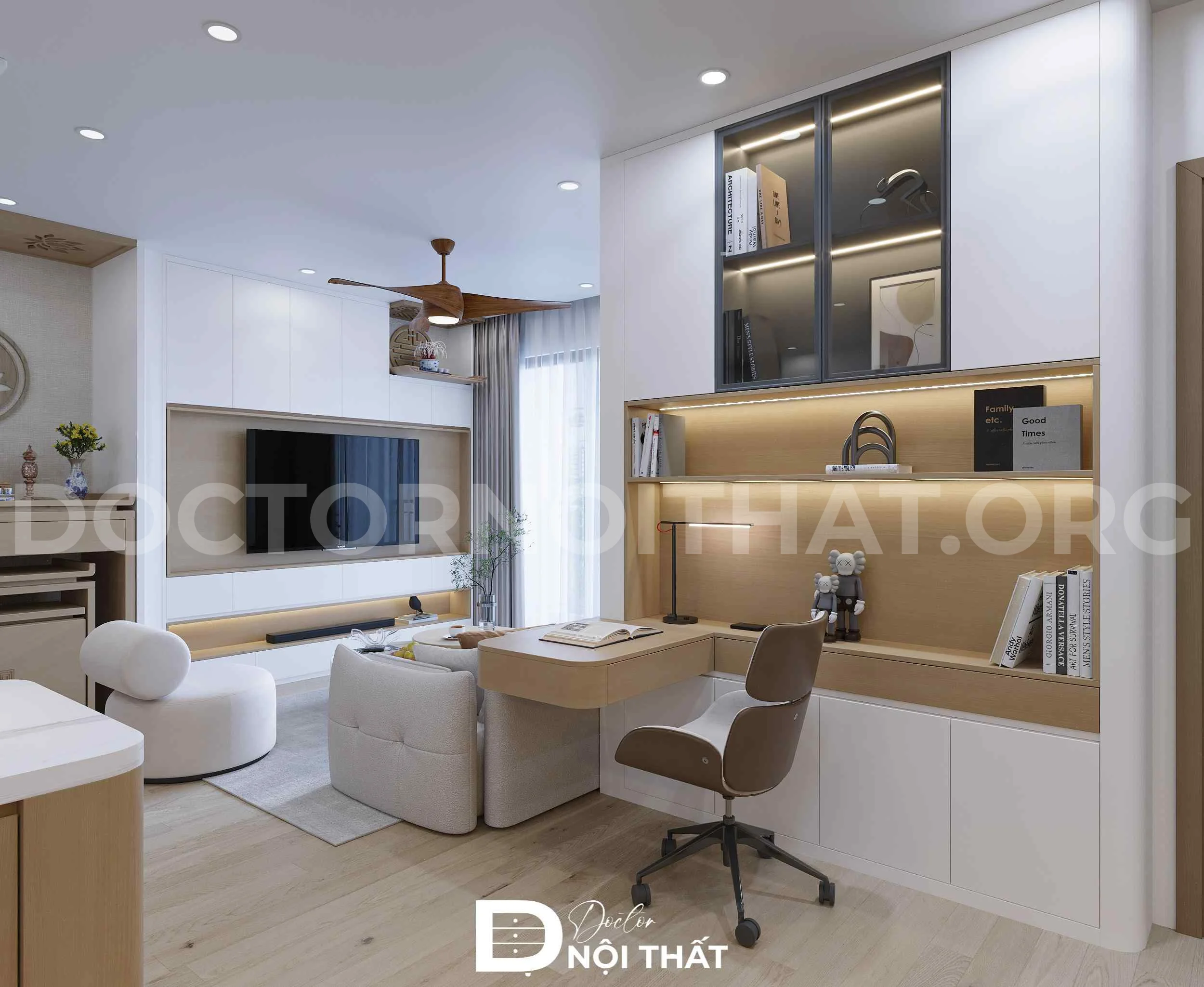 Sử dụng những tone màu trung tính khi thiết kế nội thất