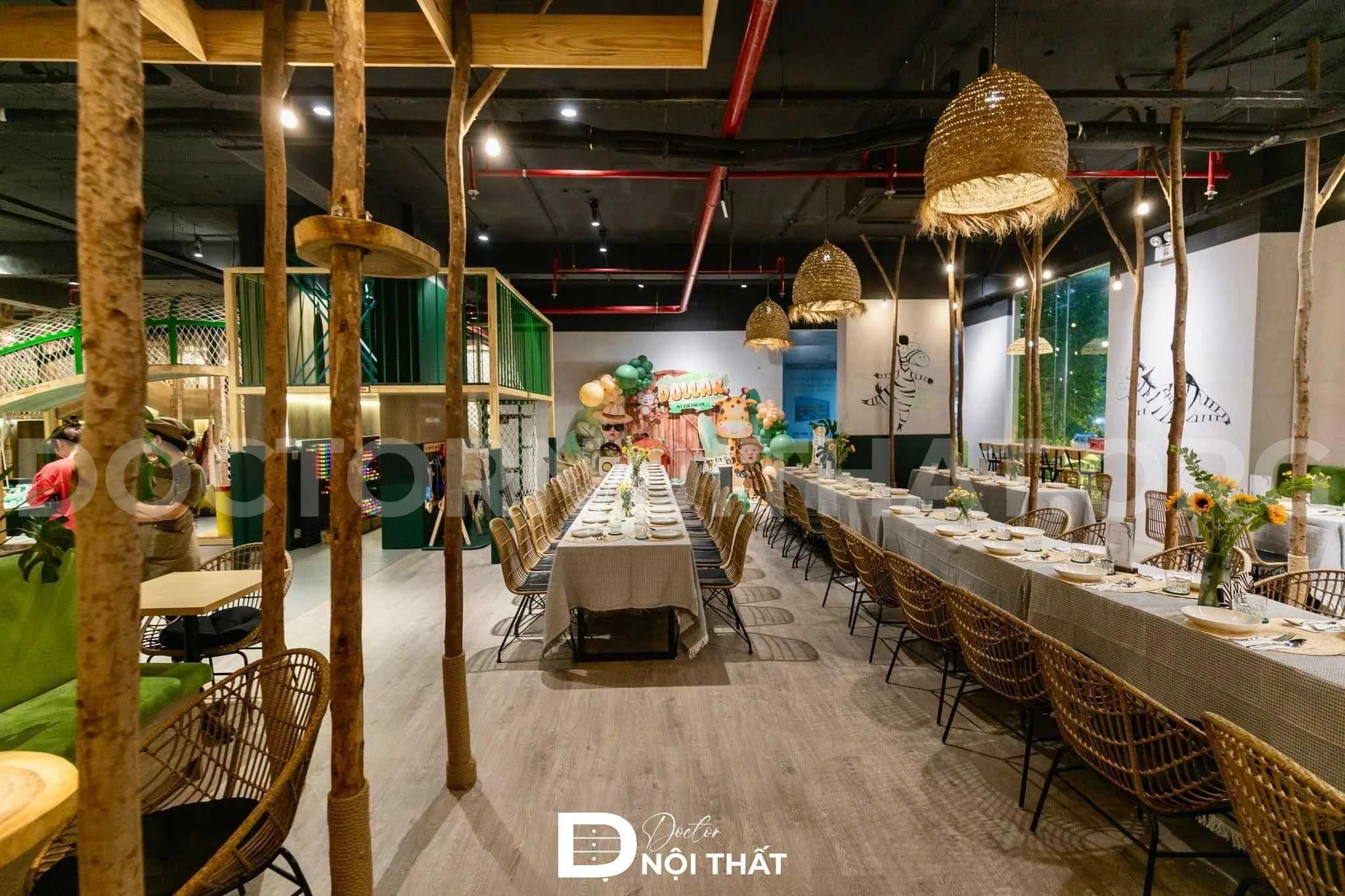 Mẫu thiết kế nội thất nhà hàng khách sạn tại quận 2